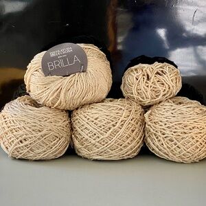 Brilla Yarn by Filatura Di Crosa. Cotton-Viscose. DK weight. 6.9oz.Made in Italy